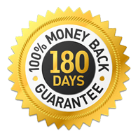 180-day money-back guarantee